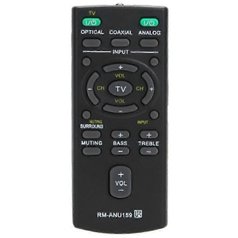 Replacement Remote Control RM-ANU159 compatible with Sound Bar HT-CT60 /C SA-CT60 -W