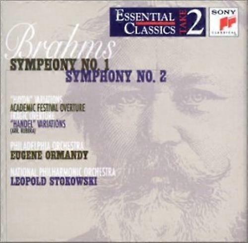 Unknown Artist Brahms Symphonies 1 and 2 CD