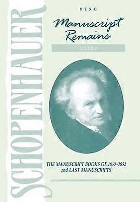 Schopenhauer: Manuscript Remains (V4)