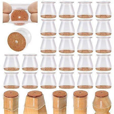 Stoelpoot vloerbeschermers 24 stuks