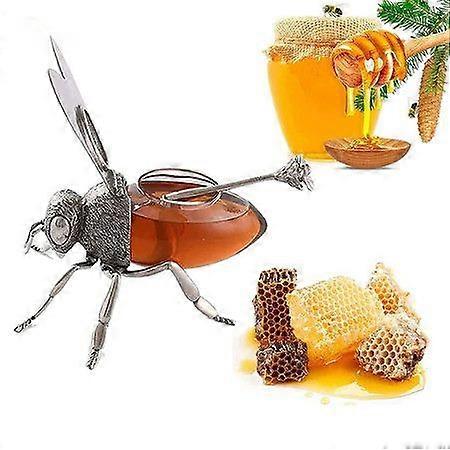 Honey Storage Container Pot And Dipper Set With Spoon