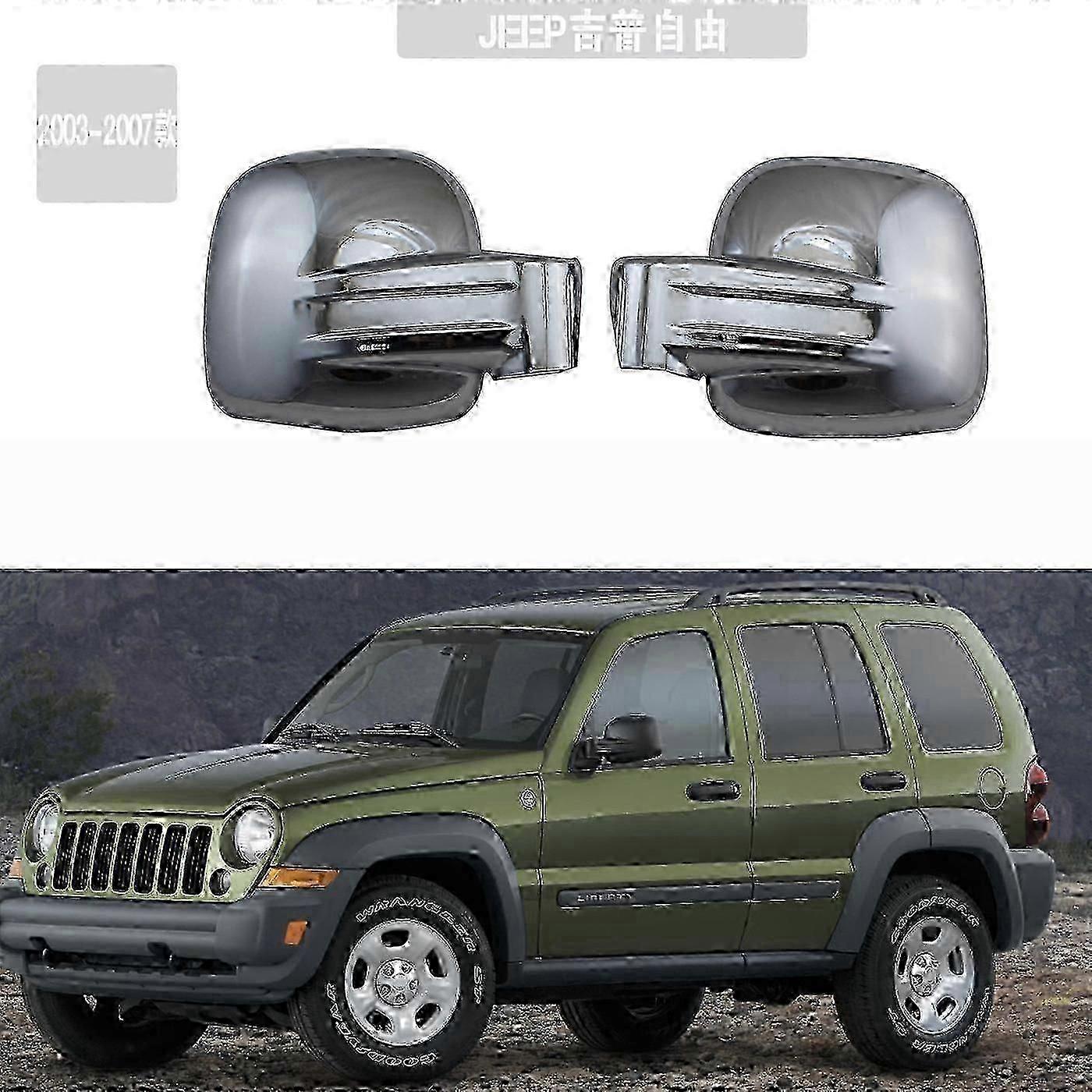 Fantastic Suitable For 03-07 Jeep Liberty Rearview Mirror Cover Rearview Mirror Cover Exterior Decoration Modification