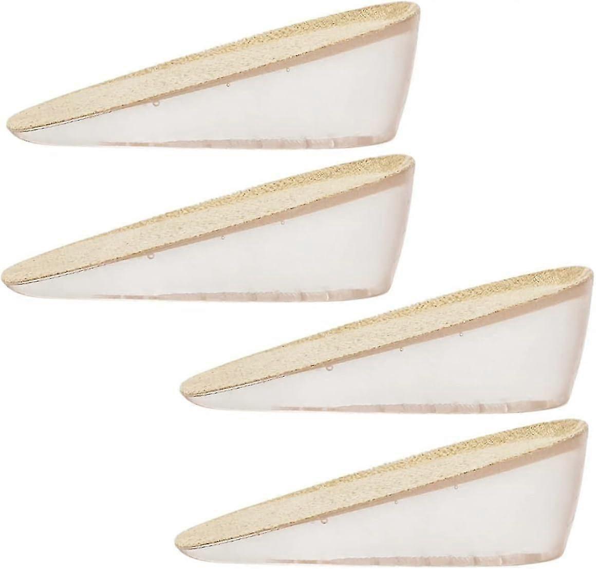 6 Pairs Booster Pad Height Increase Feet Cushions Heel Pads Invisible Insoles
