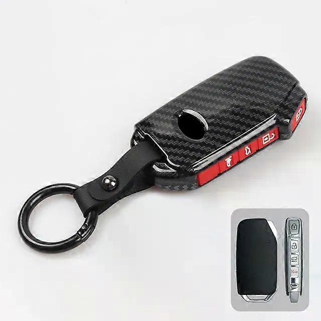 ABS Carbon Car Remote Key Cover Case For Kia K5 DLS GT Telluride Seltos Proceed Ceed CD Cadenza K7 K8 XCeed 2019 2020 2021 2022 MXP