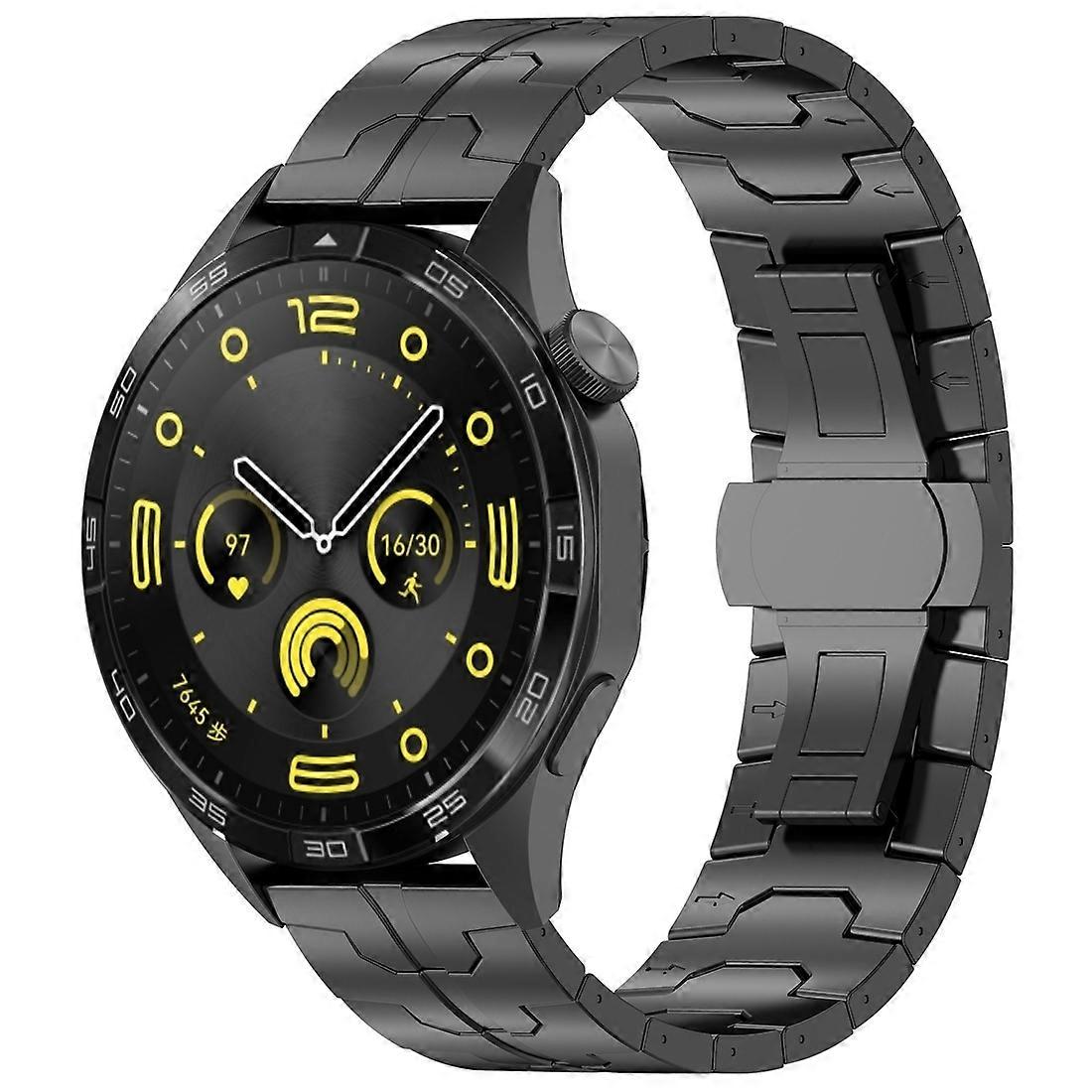 Boucle papillon en alliage de titane Bracelet de montre 22mm