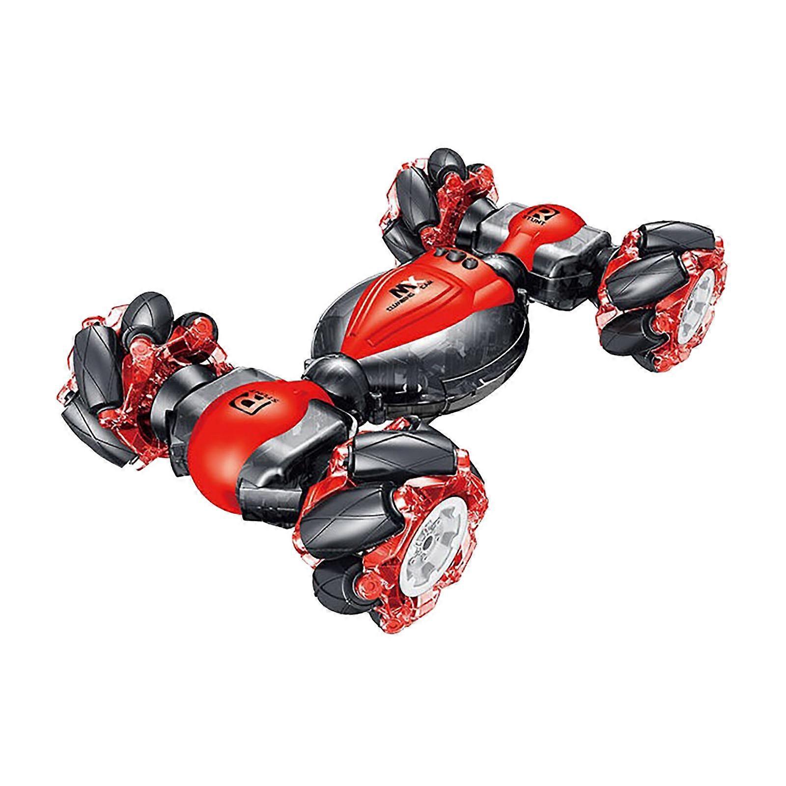 RC Car 4WD Radio Control Stunt Car Gesture Induction Twisting Off-Road Vehicle LED Light Climb Crawler Cars Creativity Development