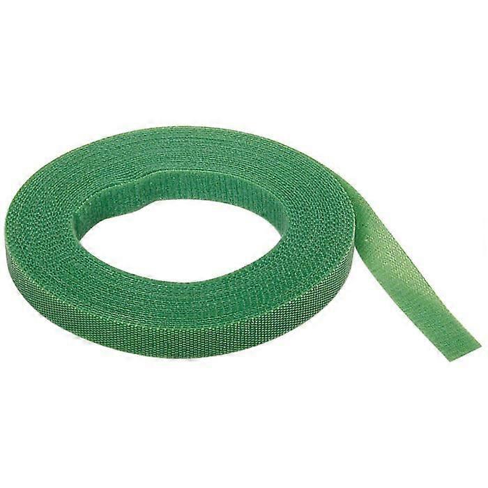 WOLFCRAFT - 1 Hook-and-loop tape green for garden - 5 m