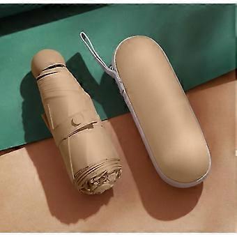 Sonnenschirm, Sonnenschutz und UV-beständiger ultraleichter faltbarer Kapselschirm