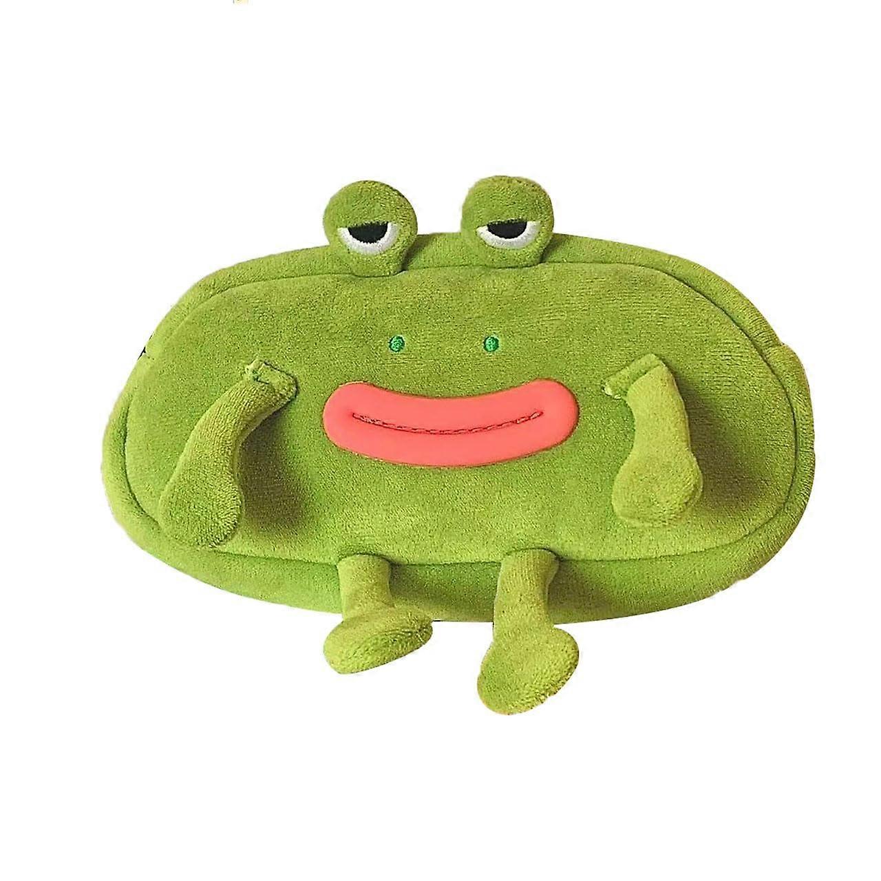 Pencil Case With Soft Stuffed Surface And Zipper Closure Fluffy Storage Pouch Pen Bag