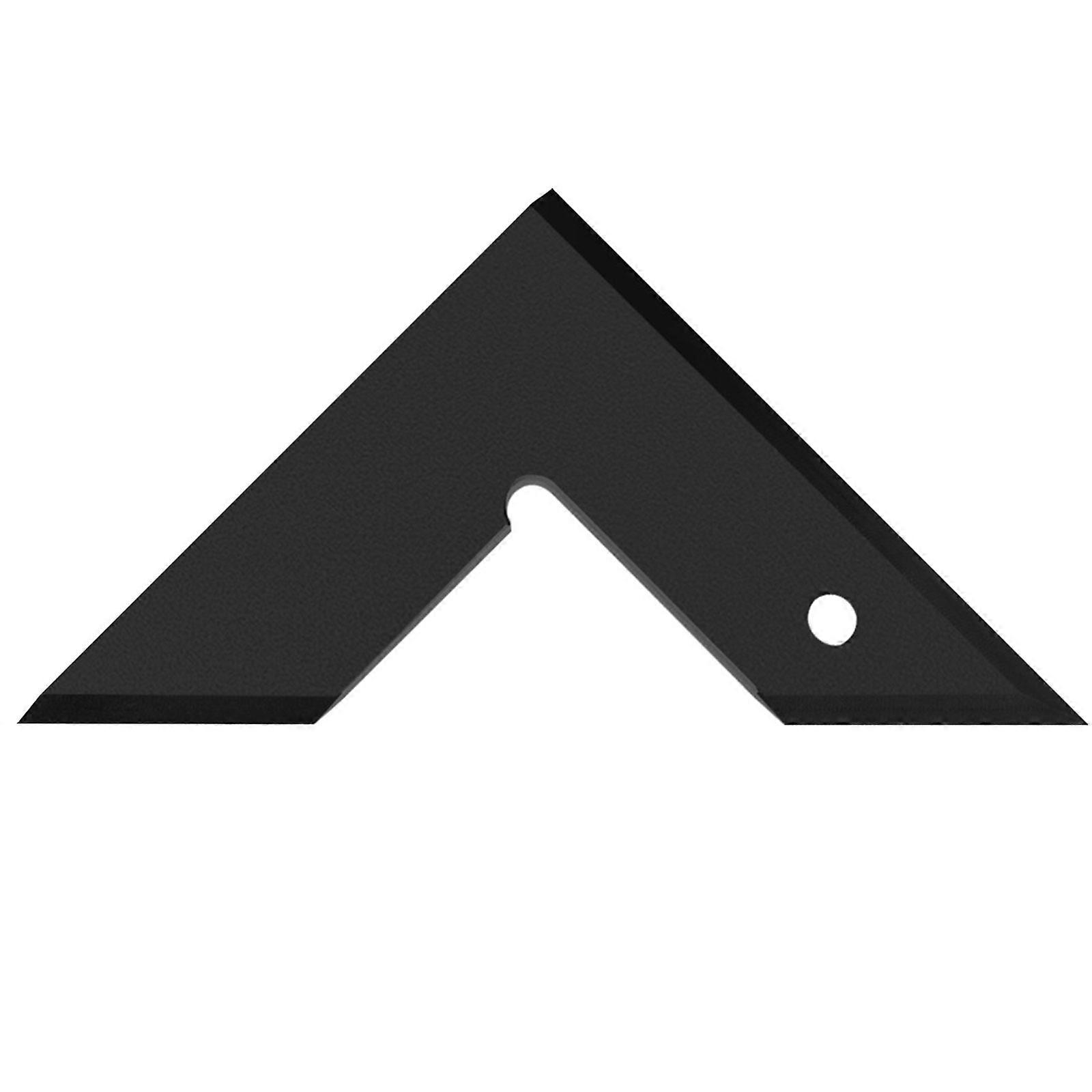 Square Edges Square Ruler 45/90 Degree Carpentry Tool Woodworking Metal Try Squares Measuring Angles Ruler  Black