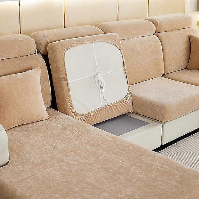 New Thick Luxury Sofa Seat Cushion Cover Anti -Dust Elastic L Shape Sofa Couch Cover Separate Washable Furniture Protector Kids