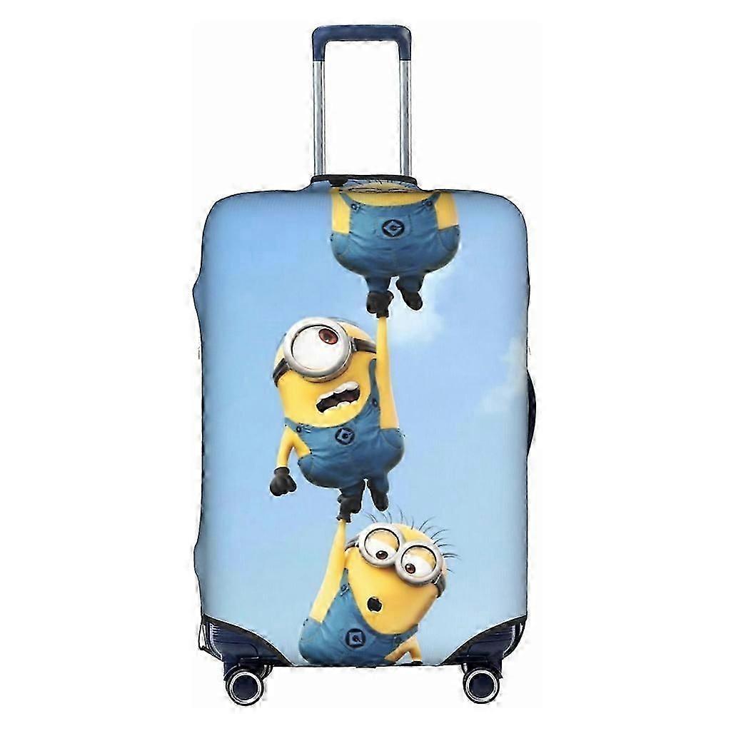 Minions Travel Suitcase Protector Custom Pattern Lavável Bagagem Capa Fits 18-32 polegadas Bagagem-SFH11709