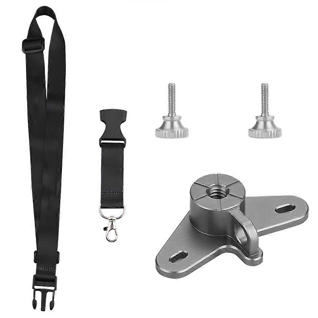 UAV Controller Holder Strap Lanyard Belt with Aluminum Base Connection Set