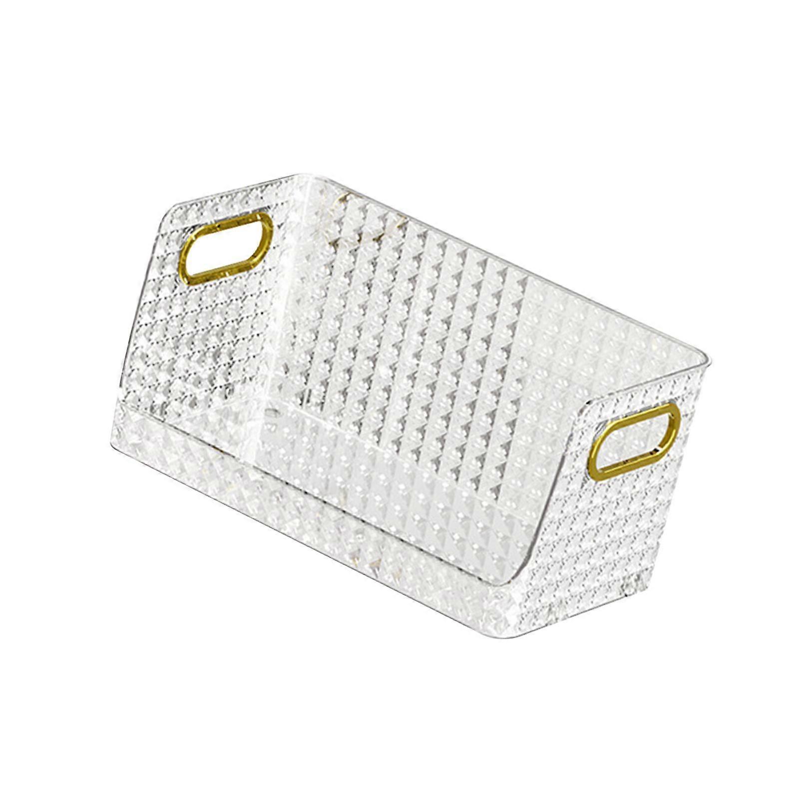 Storage Bin Rectangular Storage Basket Multipurpose Stackable Decorative Non