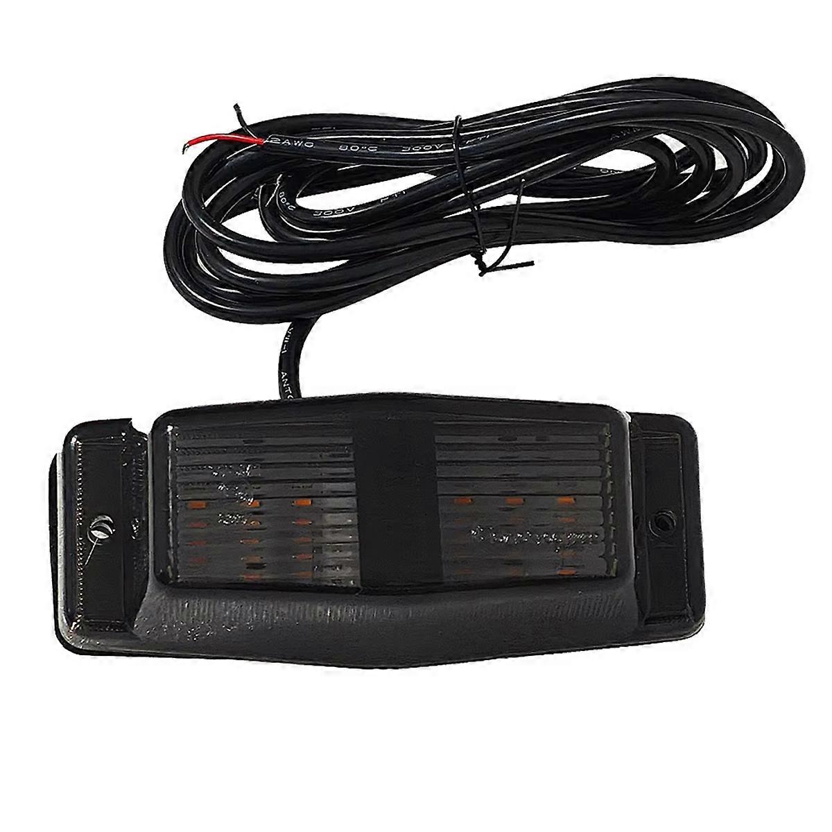 Smoked Amber Front Grill Light LED Marker Lamp for Man Truck Lorry Front Double Burner Indicator Lig