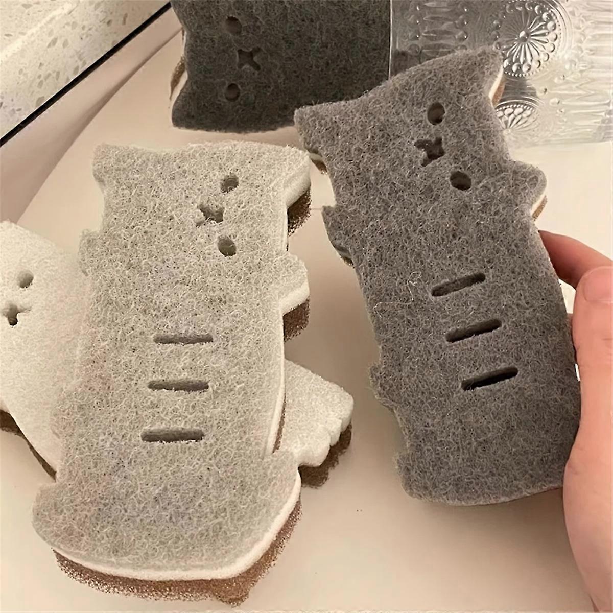 Cat Sponge Household Kitchen ThickCleaning Dishwashing Sponge