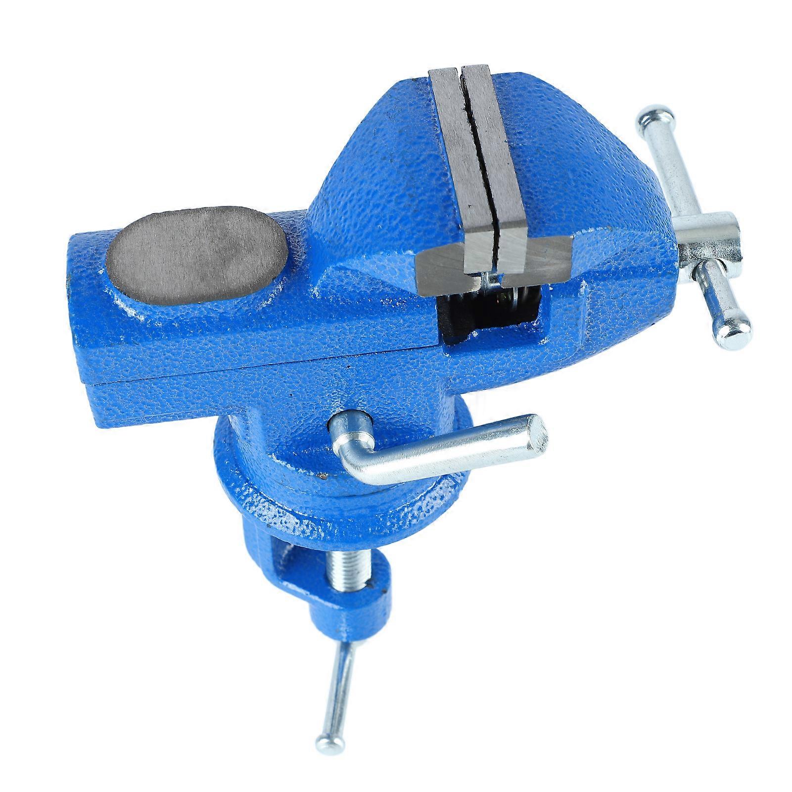 Bench Vise Heavy Duty 50mm Jaw High Hardness 360 Degree Rotation Universal Table Vise Clamp