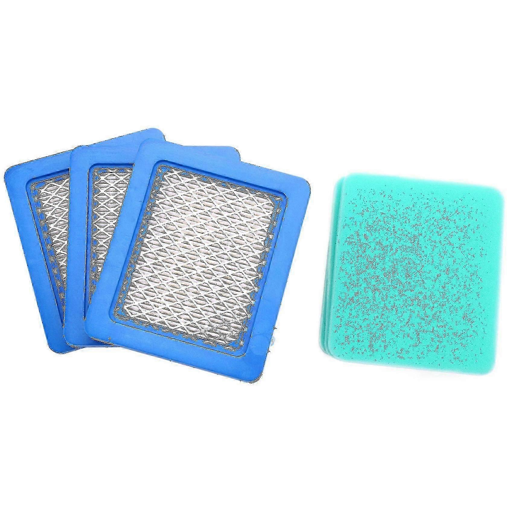 3 Pack 491588s Air Filter With Pre Filter For Briggs And Stratton