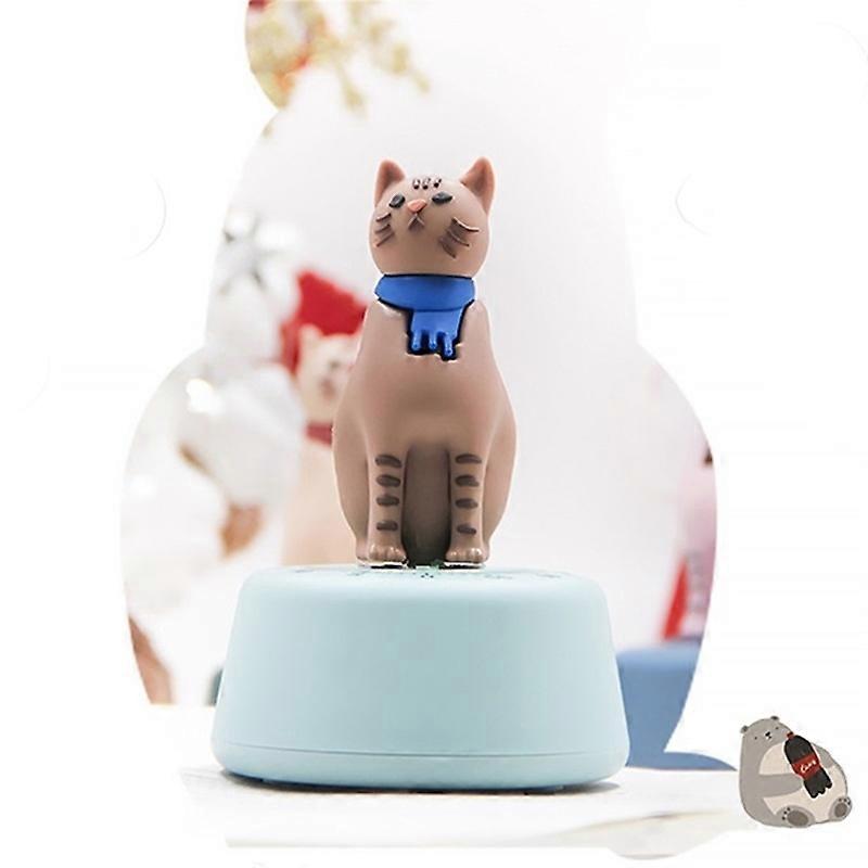 Cartoon Cat Shape Countdown Timer Student Learning Time Manager Kitchen Timer Mechanical Reminder Cartoon Cat Reminder