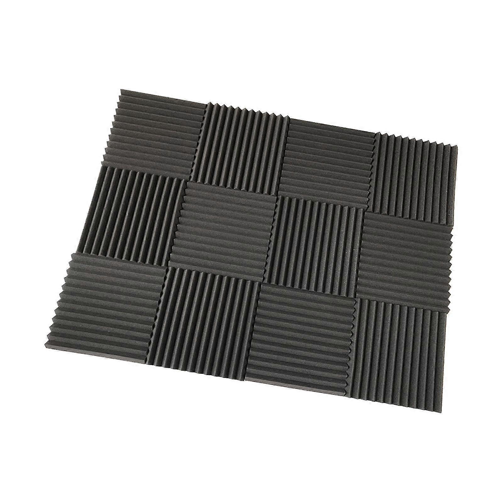 12Pcs Soundproof Blankets Sound Absorbing Cottons Soundproof Padding Tile Noise Dampening Material for Home Theaters