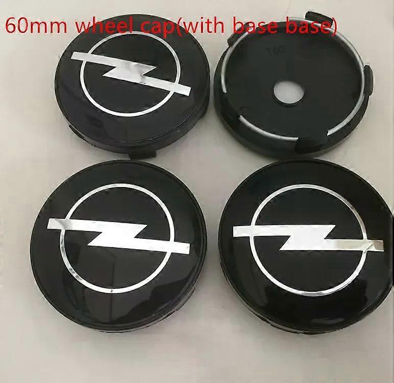 4pcs Opel 56mm 59mm 60mm 65mm 68mm Car Wheel Center Cover Hub Cap Resin Badge Emblem compatible for Astra Mokka Insignia Zafira Corsa Tigra