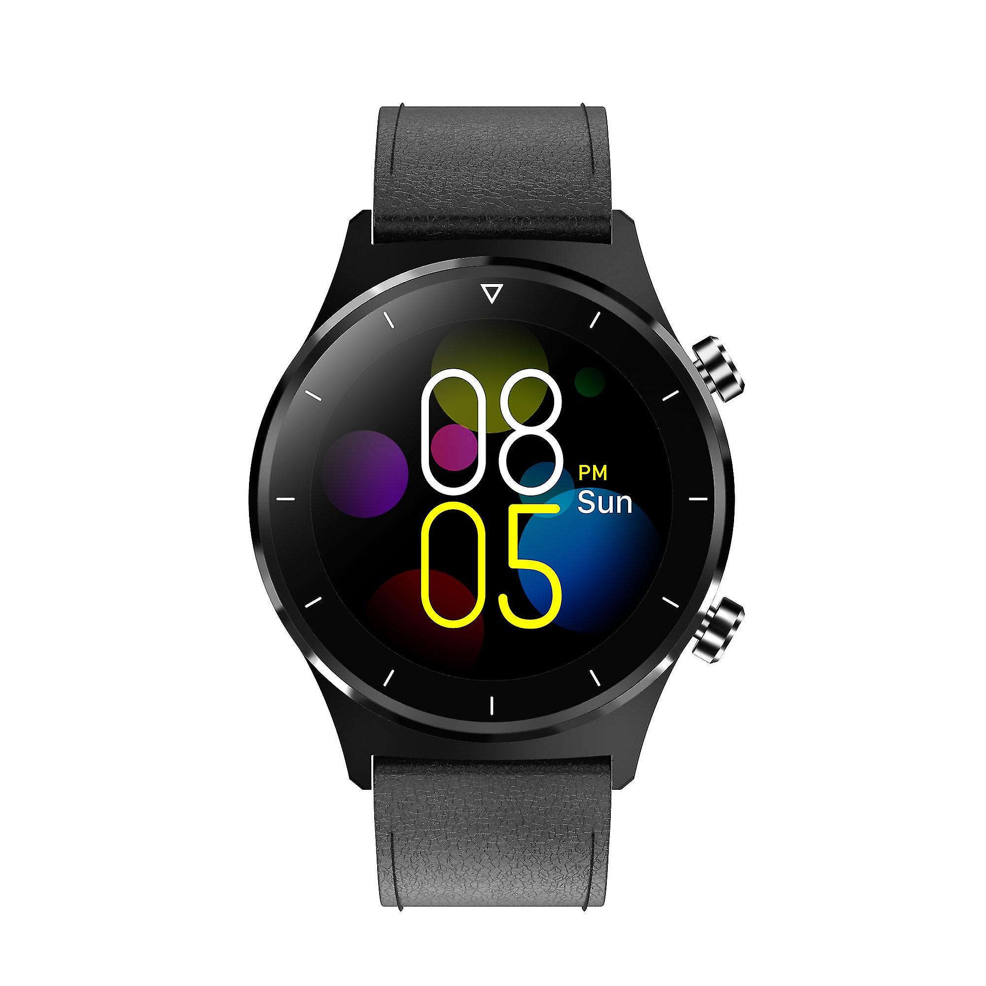 Älykello miehille, GPS-näyttö, vedenpitävä Ip68, askelmittari, pyöreä näyttö Android Ios-