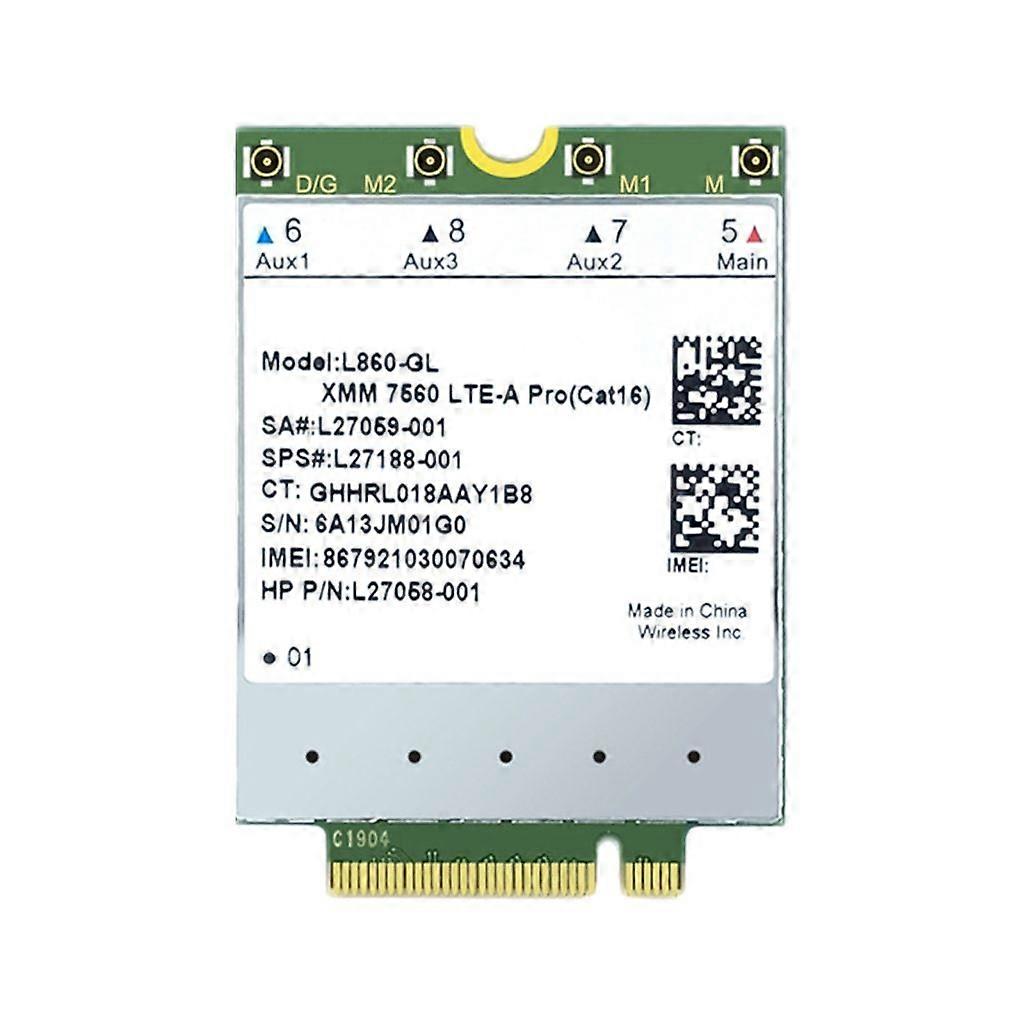 L860-GL 4G Card FDD-LTE TDD-LTE Cat16 4G Module SPS- L27188-001 for Elitebook