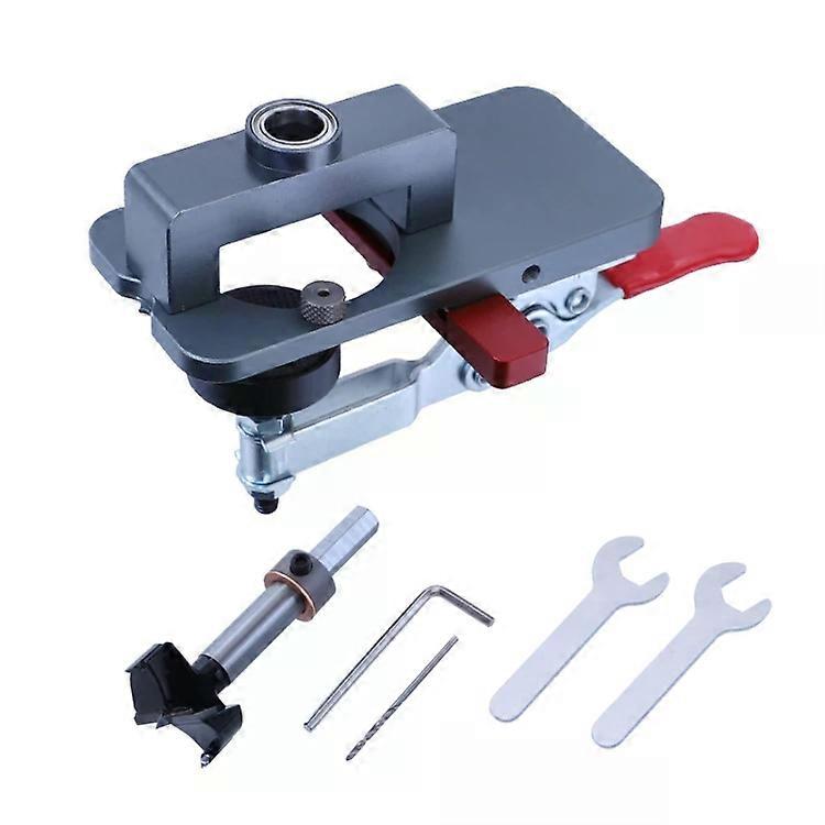 35mm Cabinet Door Hinges-6 PCS Set with Open Hole Locator -