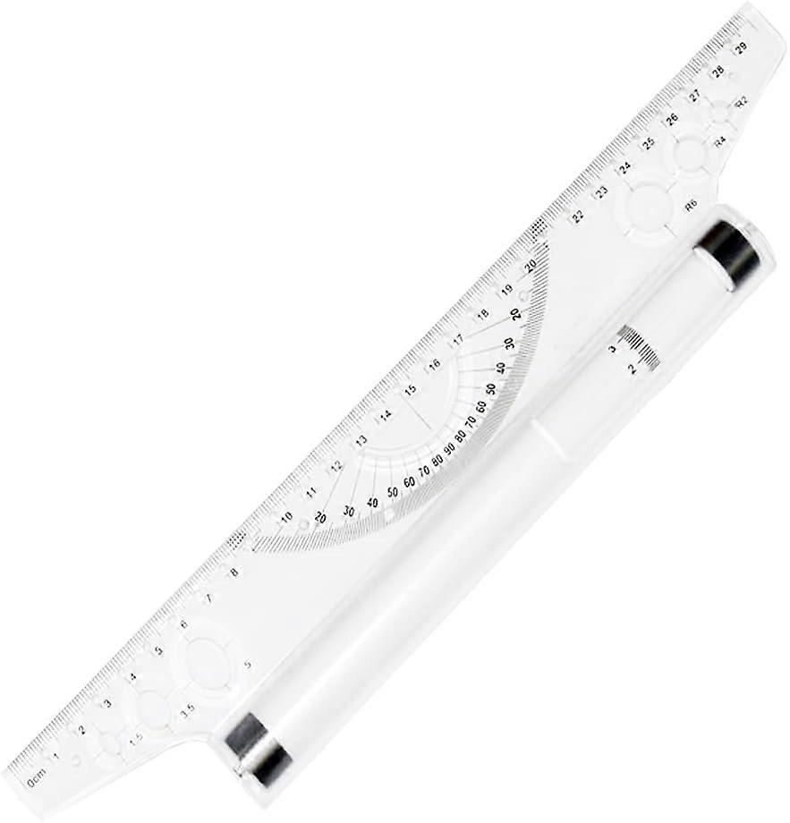 Drafting Tool, Multi-Function Ruler, Protractor