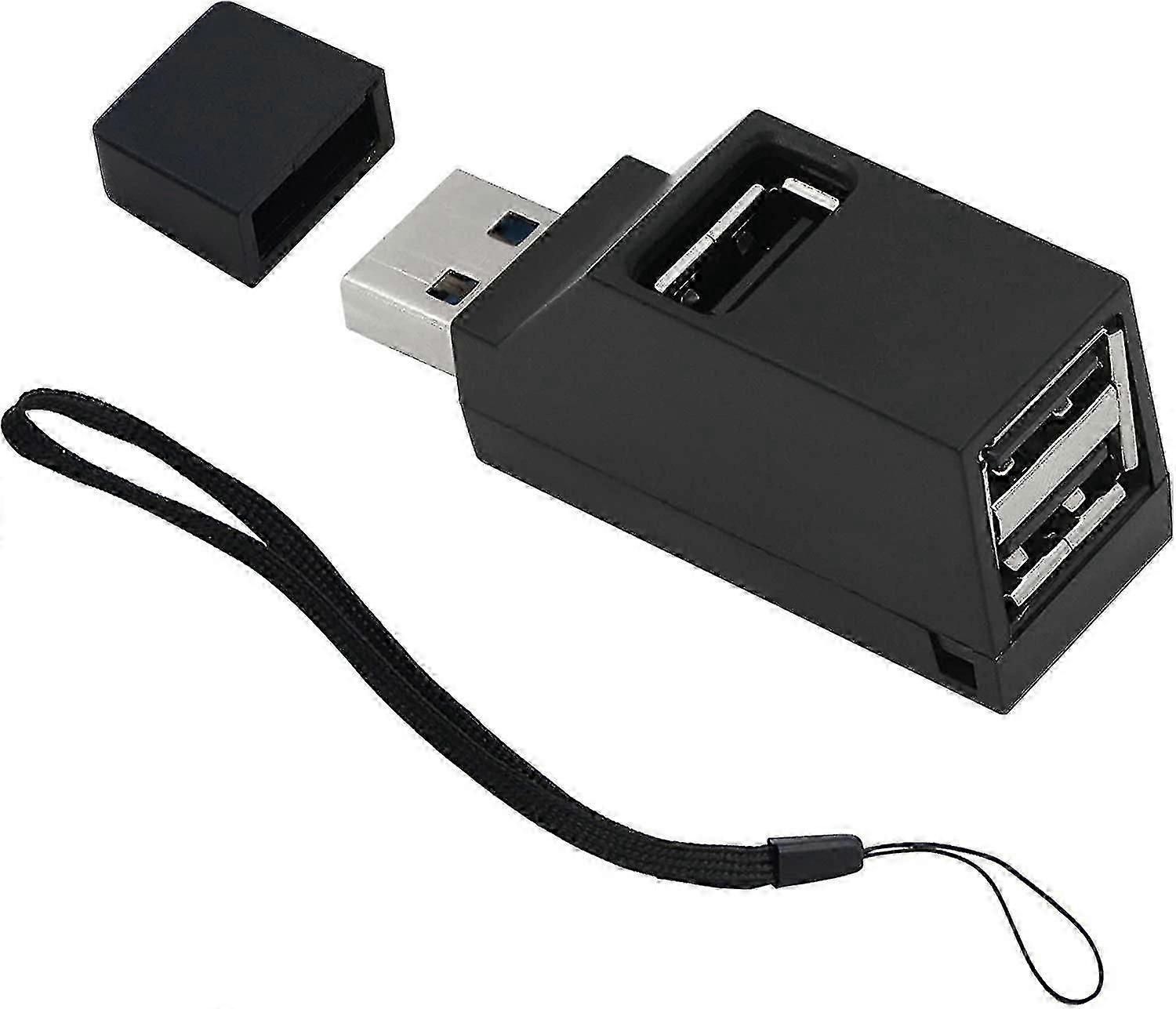 1x Usb 2.0 Hub For Pc Usb Splitter Adapter Compatible With Windows, Mac, Linux