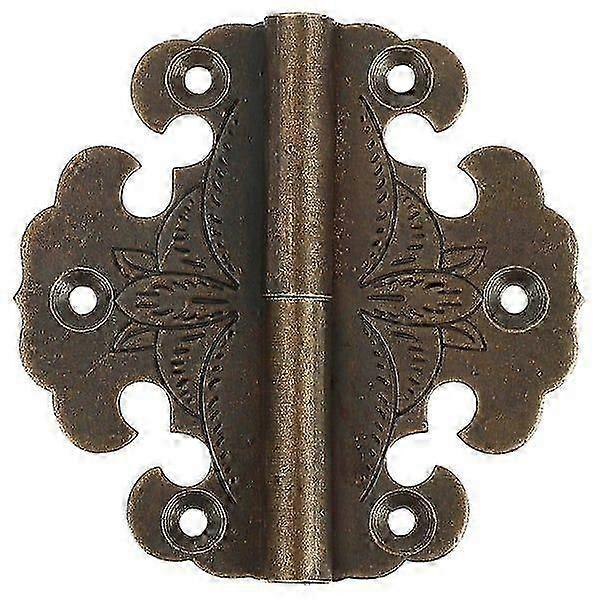 Premium Brass Hinge for Wooden Boxes - Durable, Rust Resistant, Easy Installation, 6.50 x 6.30 x 0.80 cm