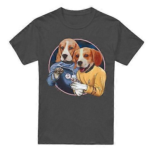 スタートレック 男女兼用 大人の犬 Tシャツ