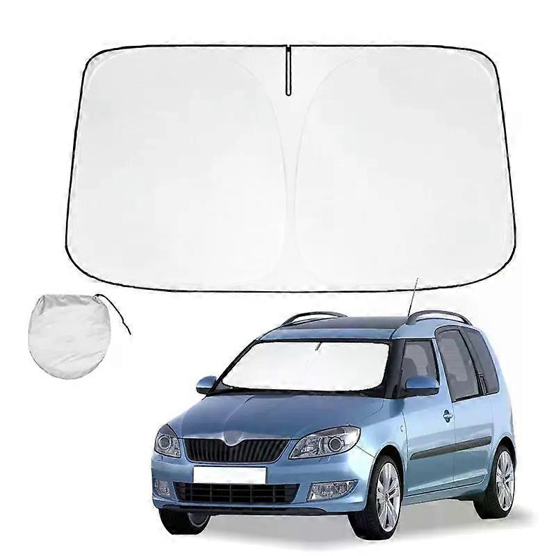 שמשה קדמית לרכב שמש צל עבור סקודה Roomster שמשיה קיץ מגן מגן מתקפל בלוקים UV קרני הגנה אביזר