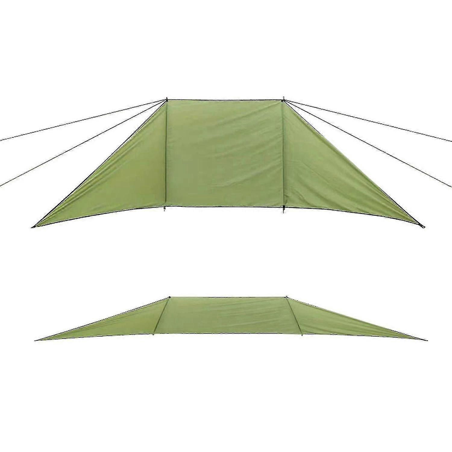 Portable 3 Panel Lightweight Windbreaker Wind Screen for Camping Garden Beach
