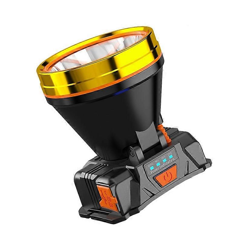 Lampada frontale di carica a LED, colore: 32 perline luce bianca