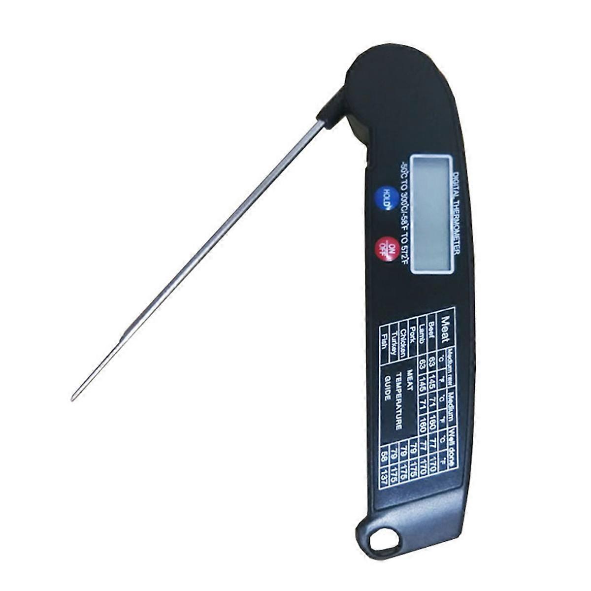 LCD Digital Food Meat Thermometer with Folding Probe Turkey Fish Beef