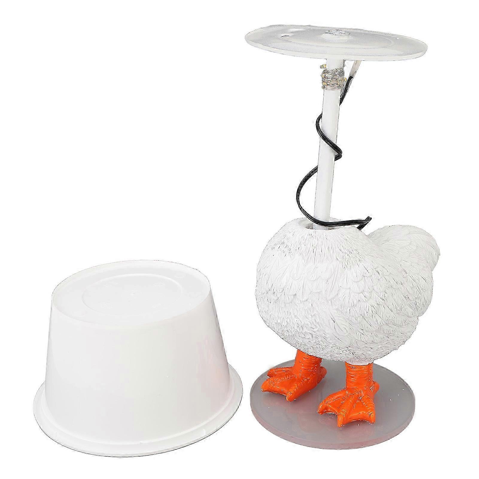 Veilleuse décorative poulet, lampe LED à intensité variable pour le chevet et les espaces confortables