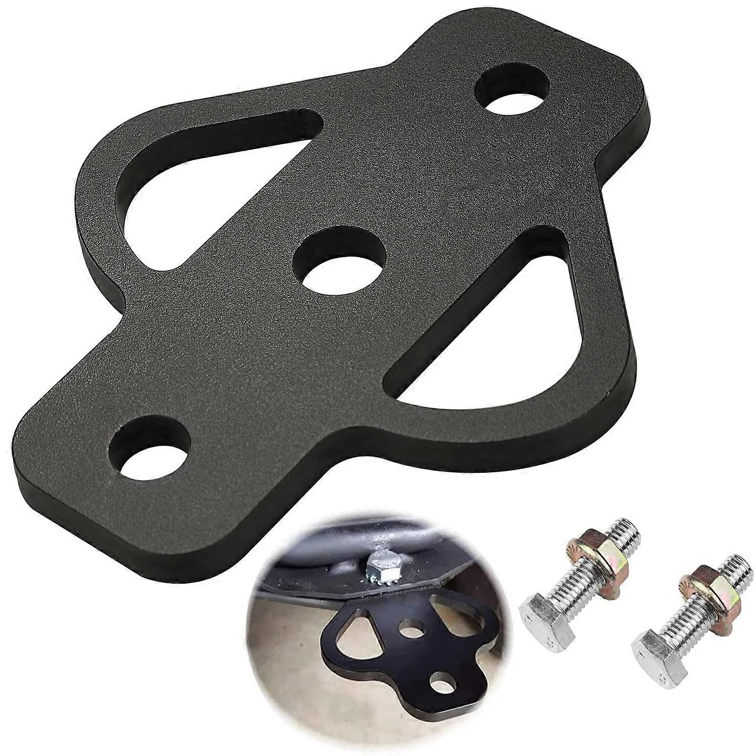 3-Way Trailer Hitch Adapter Receiver for Lawn Mower and ATV Attachments, Heavy-Duty Steel, Universal Compatibility