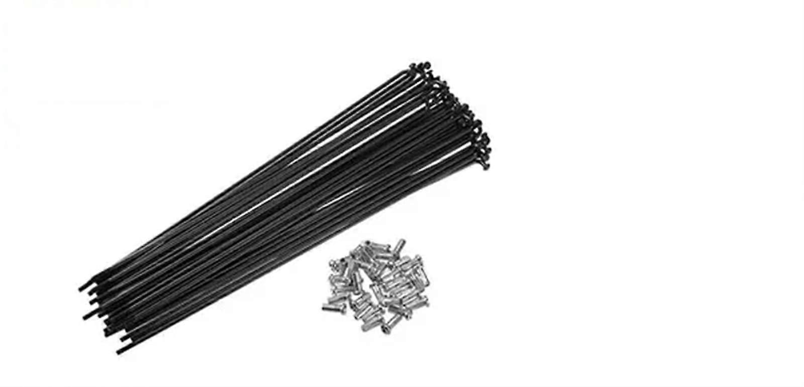 40 Pcs Bicycle Steel Spokes 13G in Lengths 134mm 180mm 182mm 200mm 222mm 218mm 257mm 260mm with Nipples for Compatibility