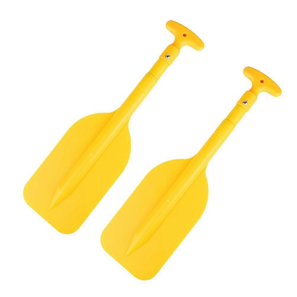 2szt Teleskopowy kajak wiosłowy Rafting Łódź wiosłowa Wiosła kajakowe Plastikowe wiosła ze stopu aluminium
