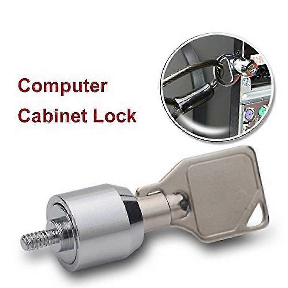 1pcs Anti-theft Lock Keys Pc Hosting Chassis Anti-theft Lock Computer Management