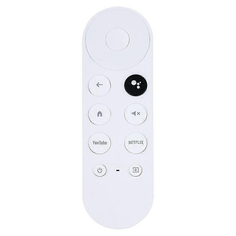 Google Voice Remote Bluetooth IR for Google Chromcast TV 4K Snow G9N9N Replacement Google Remote with Netflix and Youtube Buttons (Remote Only)