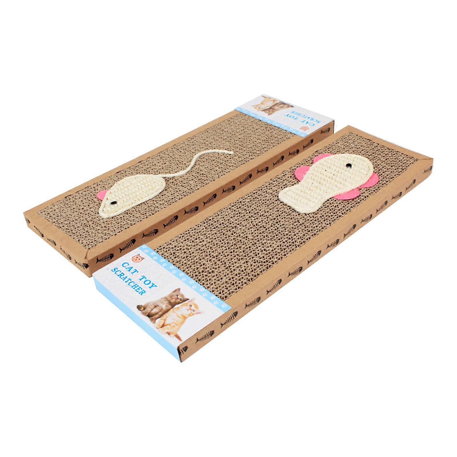 2 Pieces Scratcher Pads Scratching Board for Kitten Playing