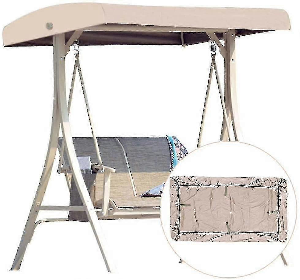 استبدال سقف حديقة سوينغ العالمي سوينغ سقف الشرفة سوينغ مقعد حديقة المتسكع 2-3 مقاعد 191 × 120 سم -z