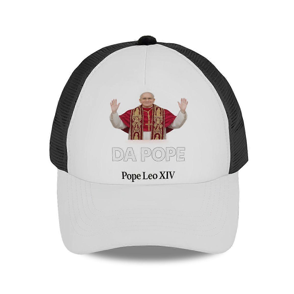 "Habemus Papam" Mesh Trucker Hat Pope Leo XIV Inspired Snapback Cap