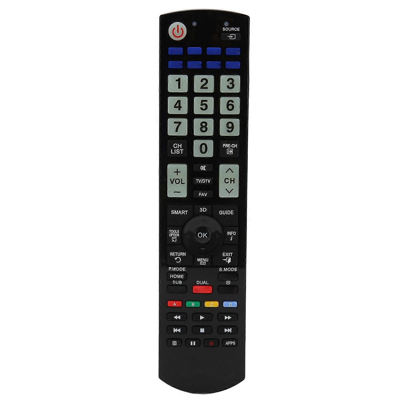 Universal TV Ergonomic Lightweight Sensitive Buttons Long Transmission Distance Television Remote Control