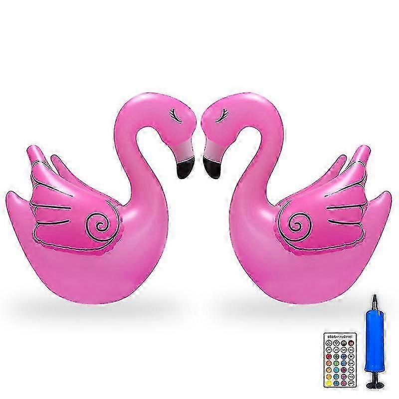 2023 Control Inflatable Waterproof Led - Floating Pool Light, Flamingo Solar Pool Light With Remote