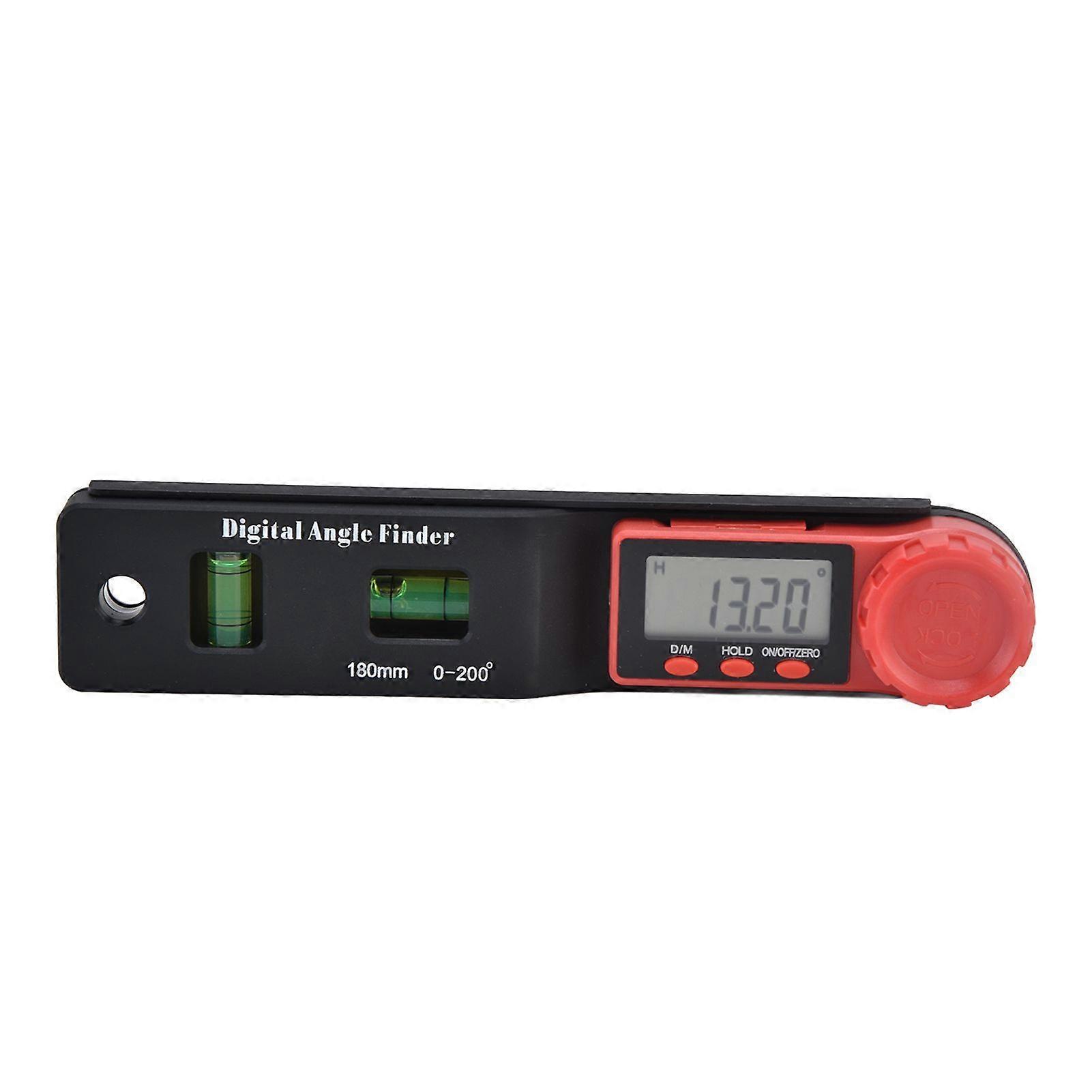 Angle Ruler Digital Display 2 in 1 Protractor 0200 with Bubble Level Measuring Tool