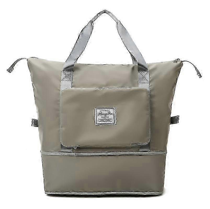 Large Capacity Folding Travel Bag With Dry Wet Separation Pocket