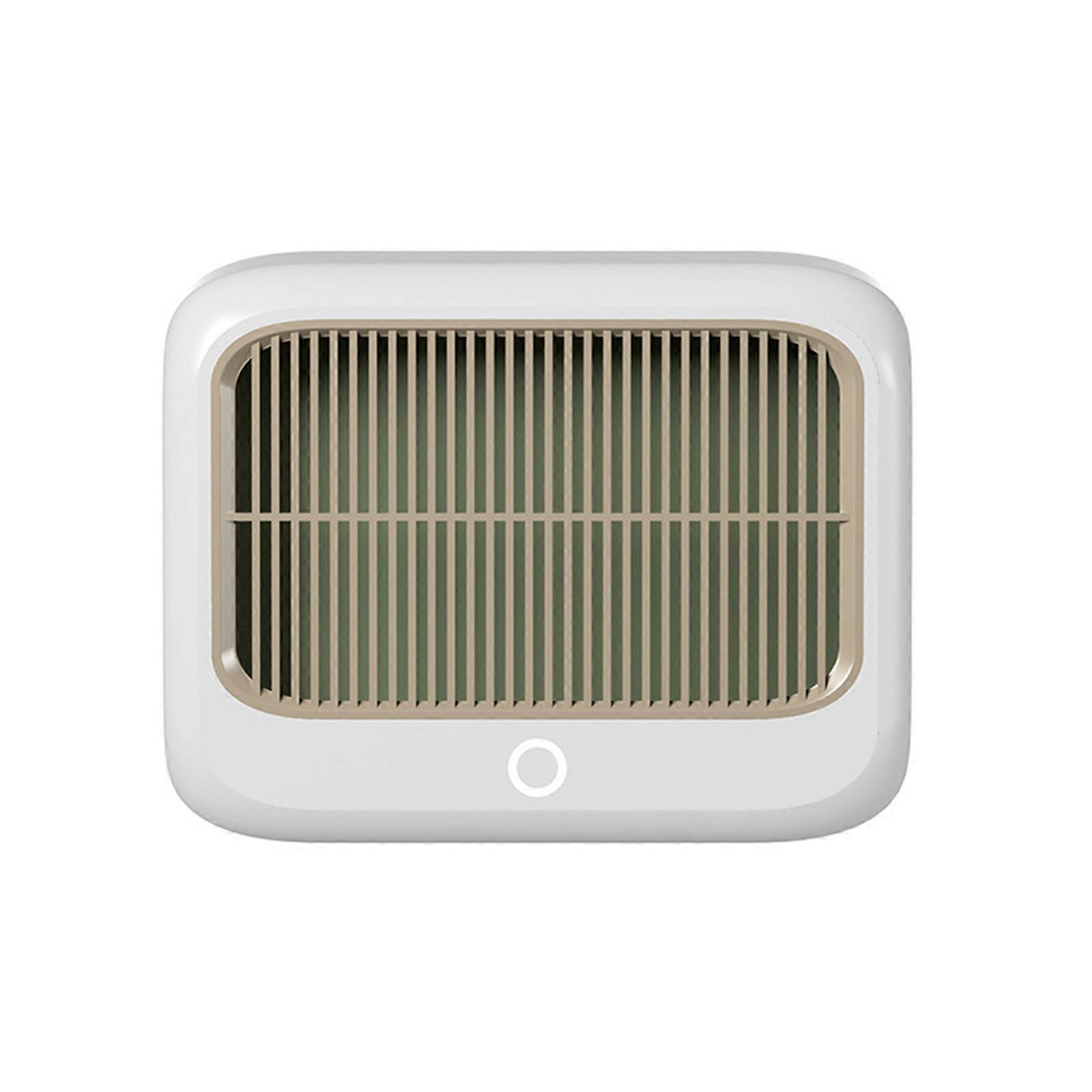 Desk Heater 1200W Energy Efficient Desktop Heater for Indoor Use Safe and Quiet Low Energy for Bedroom Home Office  White
